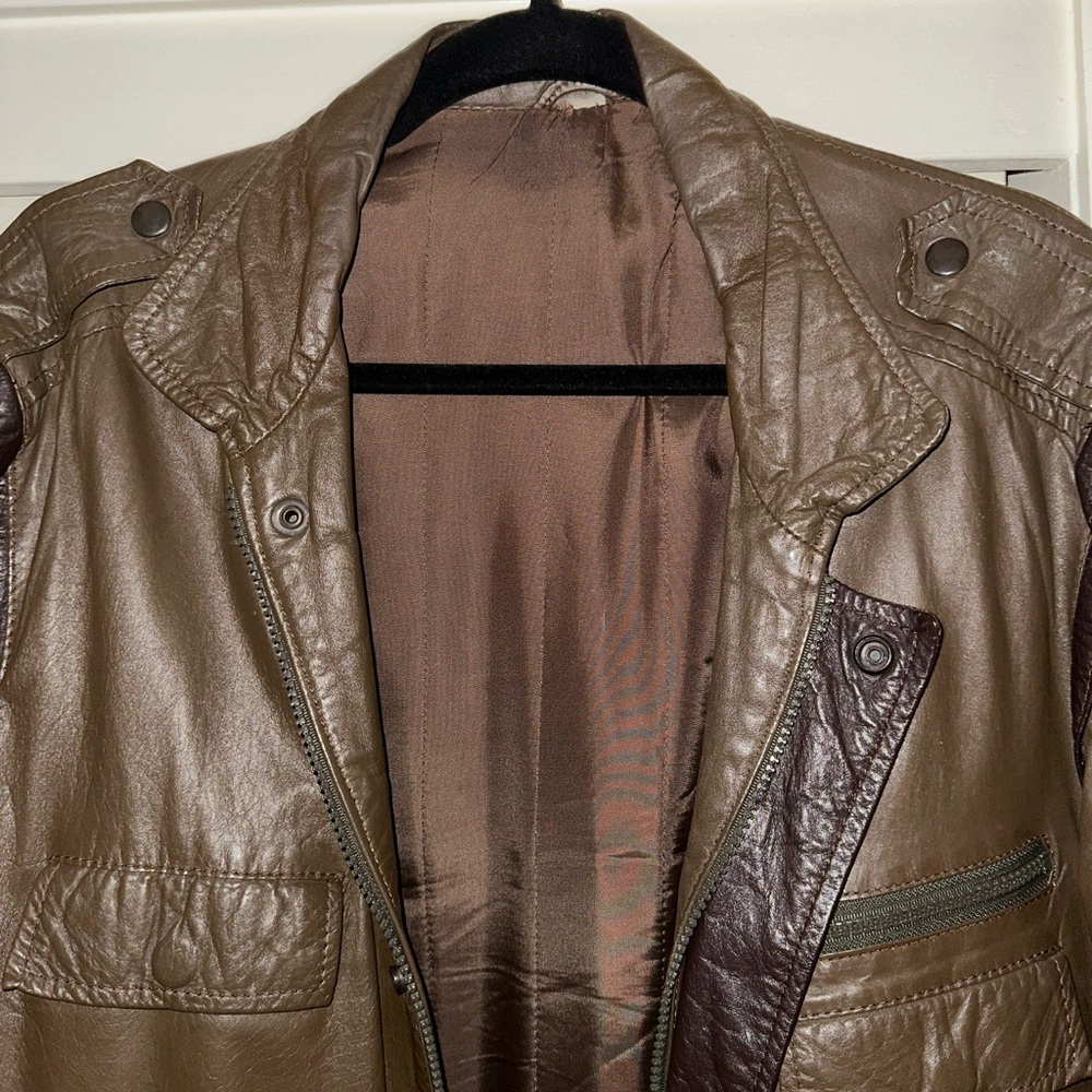 *Rare* Vintage leather German motorcycle jacket great condition!